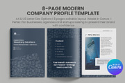 Company Profile Template, a Brochure Template by Oshin Design (Thumbnail 1 of 7)