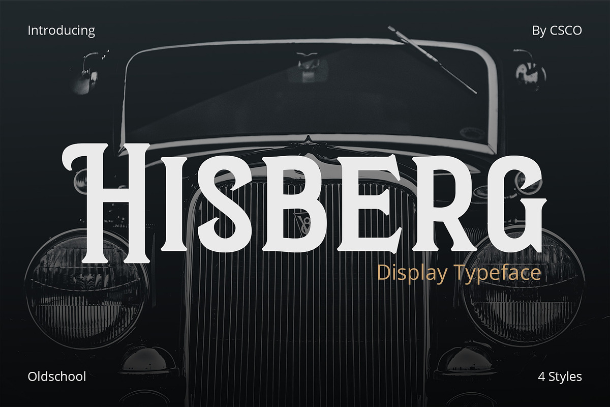 Hisberg – Vintage Serif, a Serif Font by Craft Supply Co. (Photo 1 of 8)