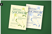 Floral Bridal Shower Invitation, a Card Template by Neermana (Thumbnail 1 of 4)
