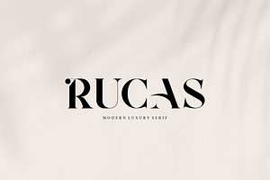 RUCAS - Modern Luxury Serif