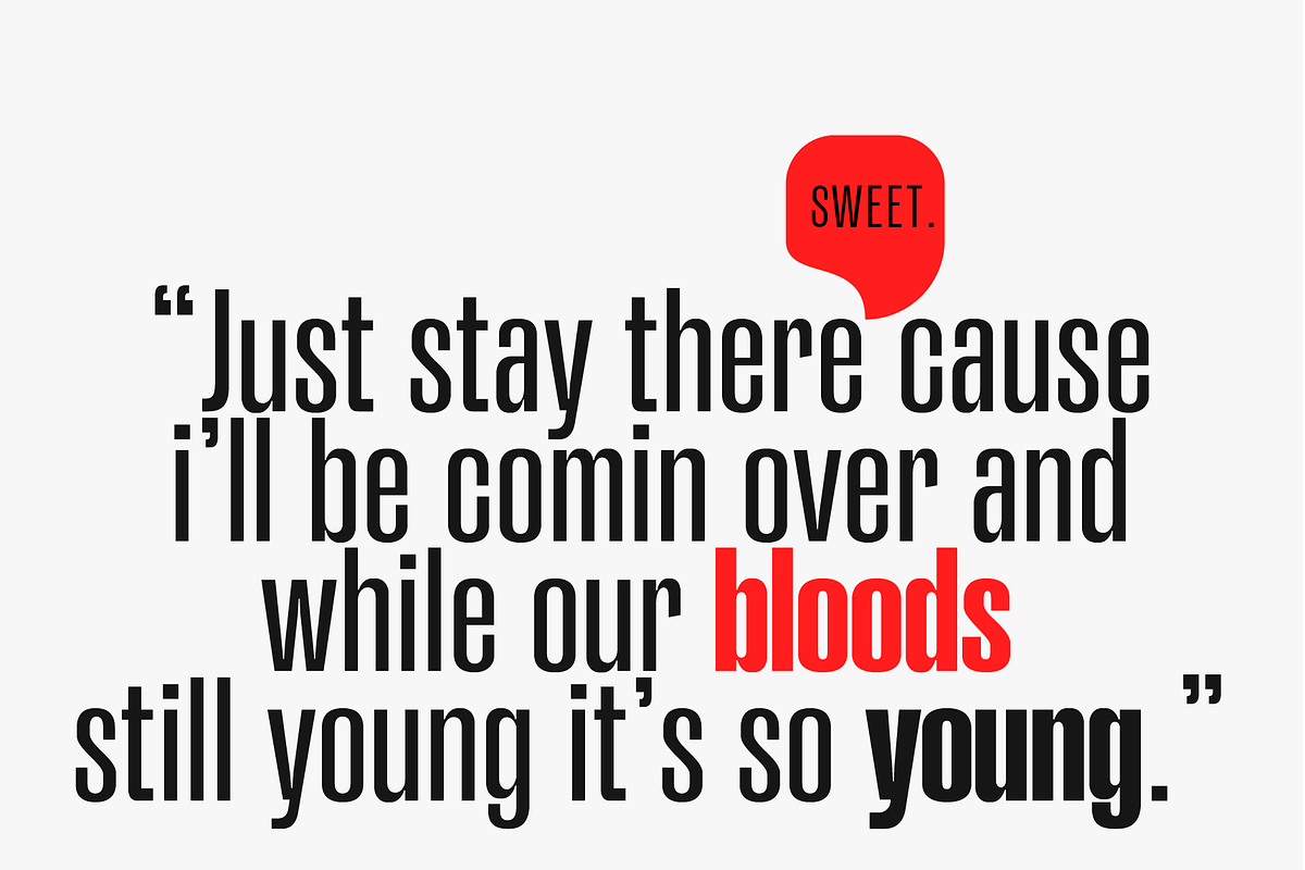 Merca | Condensed Sans, a Sans Serif Font by Jolicia Type (Photo 6 of 14)