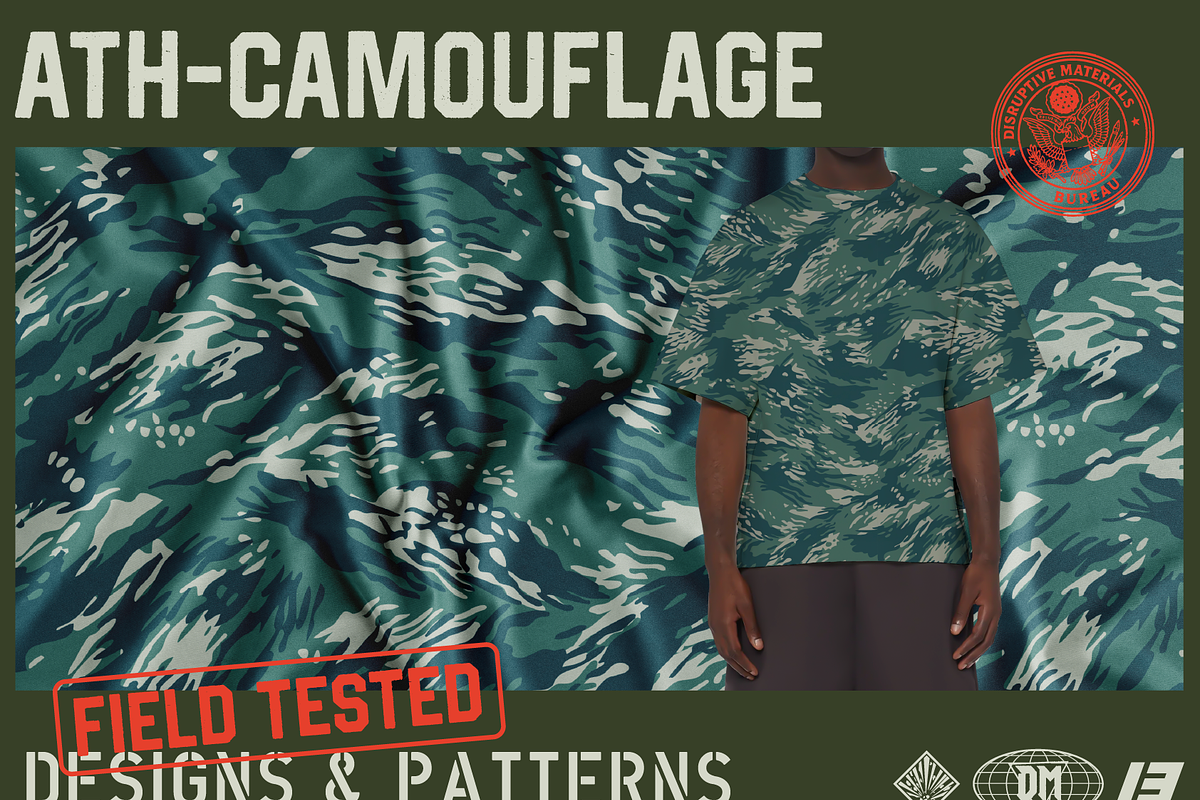 ATH Camouflage Seamless Pattern, a Pattern Graphic by darkmatter_graphicworks (Photo 1 of 3)