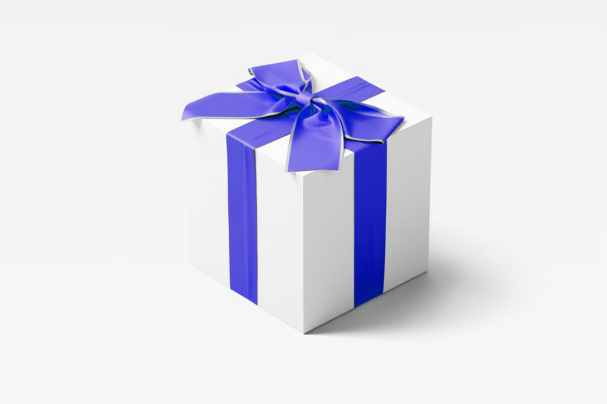 High Quality Gift Box Mockup, a Packaging Mockup by zpackcreative (Photo 4 of 8)