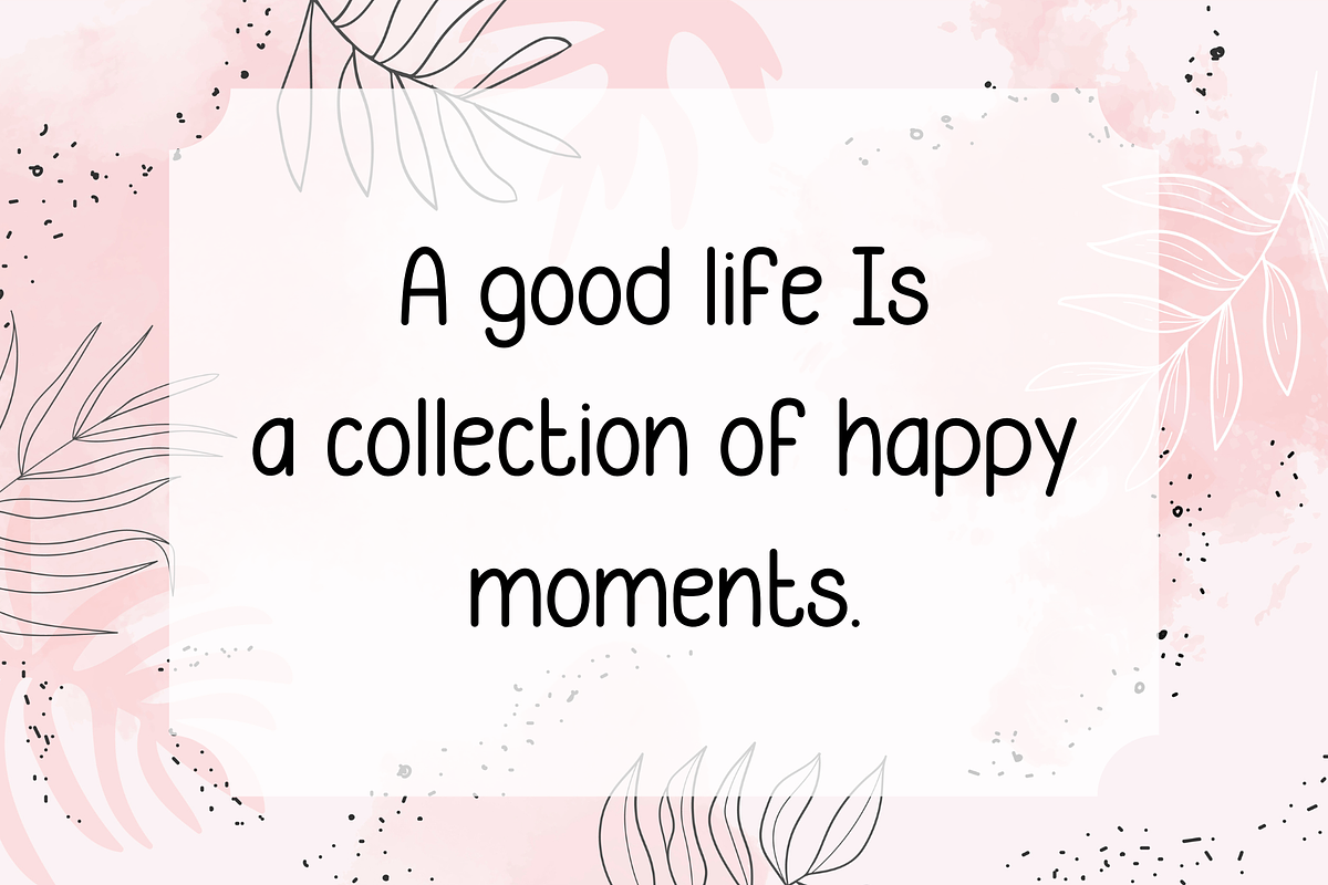 Memory Font, a Sans Serif Font by Cutie_Kate_Studio (Photo 2 of 10)