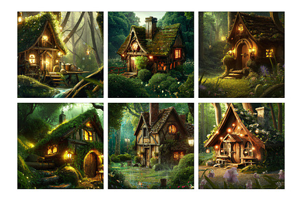 Fairy Tale Cottage Backgrounds