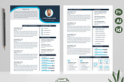 Stylish Resume Format | Minimal CV, a Resume Template by Attractive Resume (Thumbnail 2 of 3)