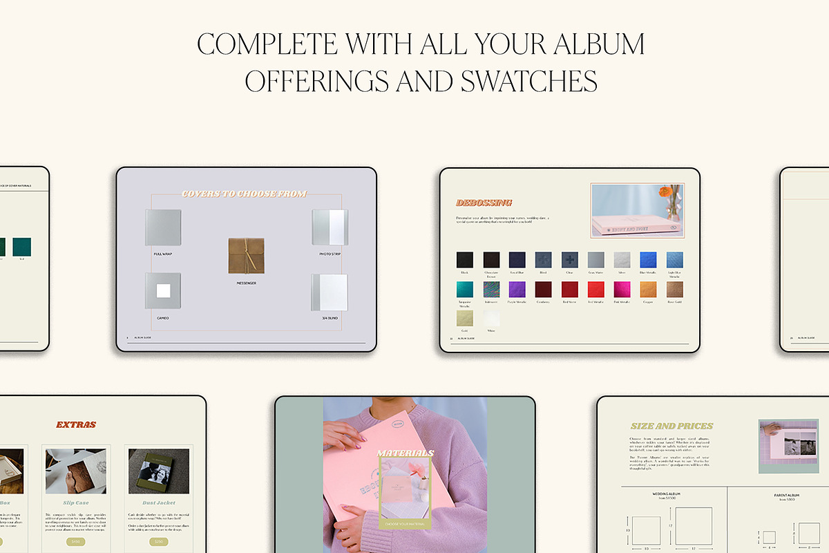Retro | Album Guide PDF, a Templates & Theme by Studio Leelou (Photo 4 of 10)