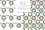 Mardi Gras Wreath Bow Frames DIY, a Graphic by LABFcreations (Thumbnail 2 of 4)