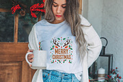Merry Christmas Retro Reindeer Png, an Illustration by DreamPrint404 (Thumbnail 5 of 7)