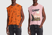 Sleeveless Shirt Mock-Up, a Shirt Mockup by Mock-up Store (Thumbnail 2 of 7)