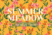 Summer Seamless Floral Pattern, a Pattern Graphic by Mariia Kovalchuk (Thumbnail 1 of 12)
