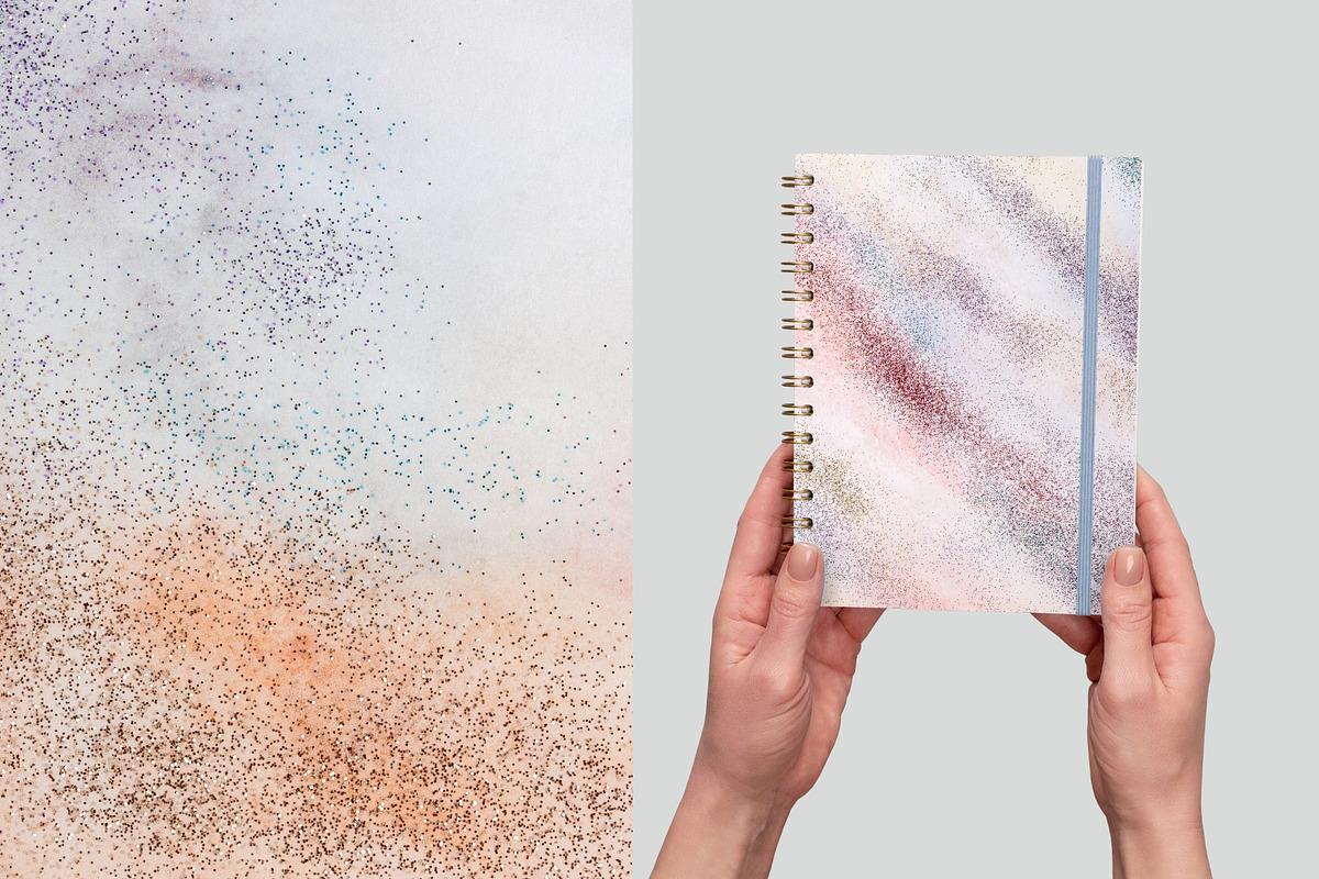 Watercolor & Glitter, a Texture Graphic by SurfaceStories (Photo 4 of 7)