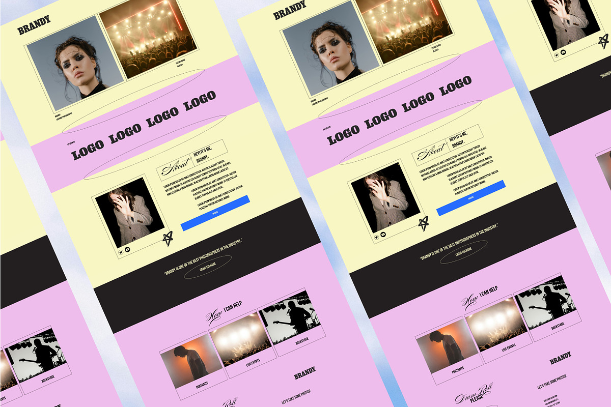 Brandy Sales Page Template Canva, a Landing Page Template by Digital Department (Photo 6 of 6)