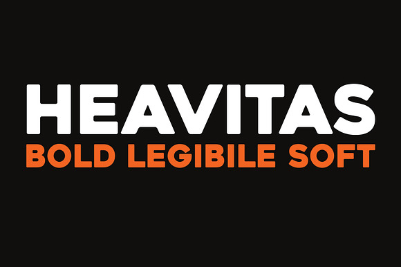 Heavitas font preview 8