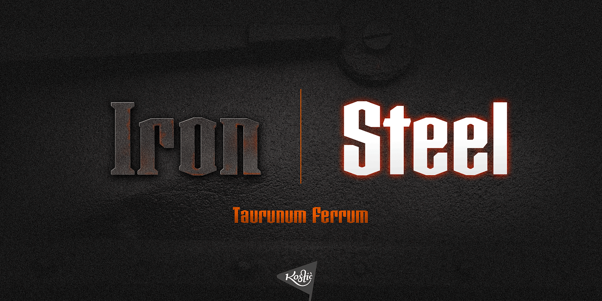 Taurunum Ferrum, a Sans Serif Font by Kostic Type Foundry (Photo 1 of 5)