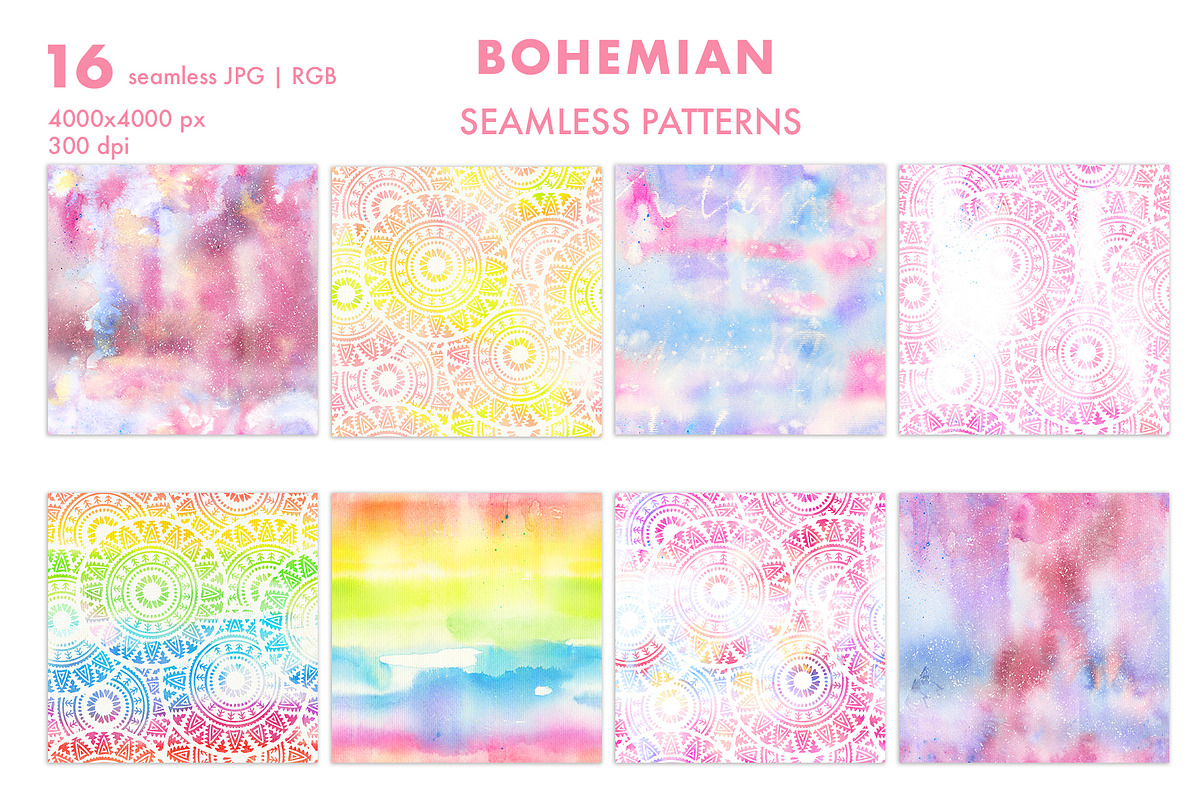 Tenderness: Watercolor Textures, a Pattern Graphic by Lumitar (Photo 3 of 5)