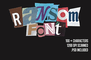 Ransom Letter Font