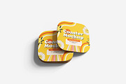 Coaster Mockup, a Product Mockup by Indah (Thumbnail 5 of 6)