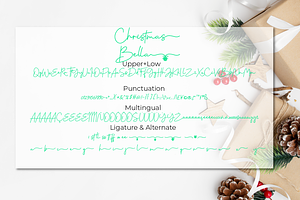 Christmas Bella Script Monoline