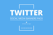 Twitter Social Media Pack, a Social Media Template by Web Donut (Thumbnail 1 of 6)