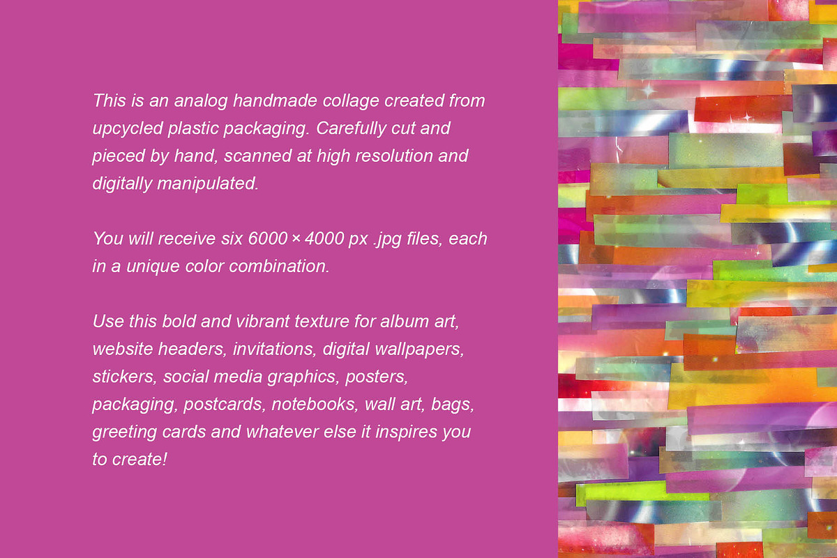 Colorful Plastic Texture Pack, a Texture Graphic by maggiereuter (Photo 2 of 5)