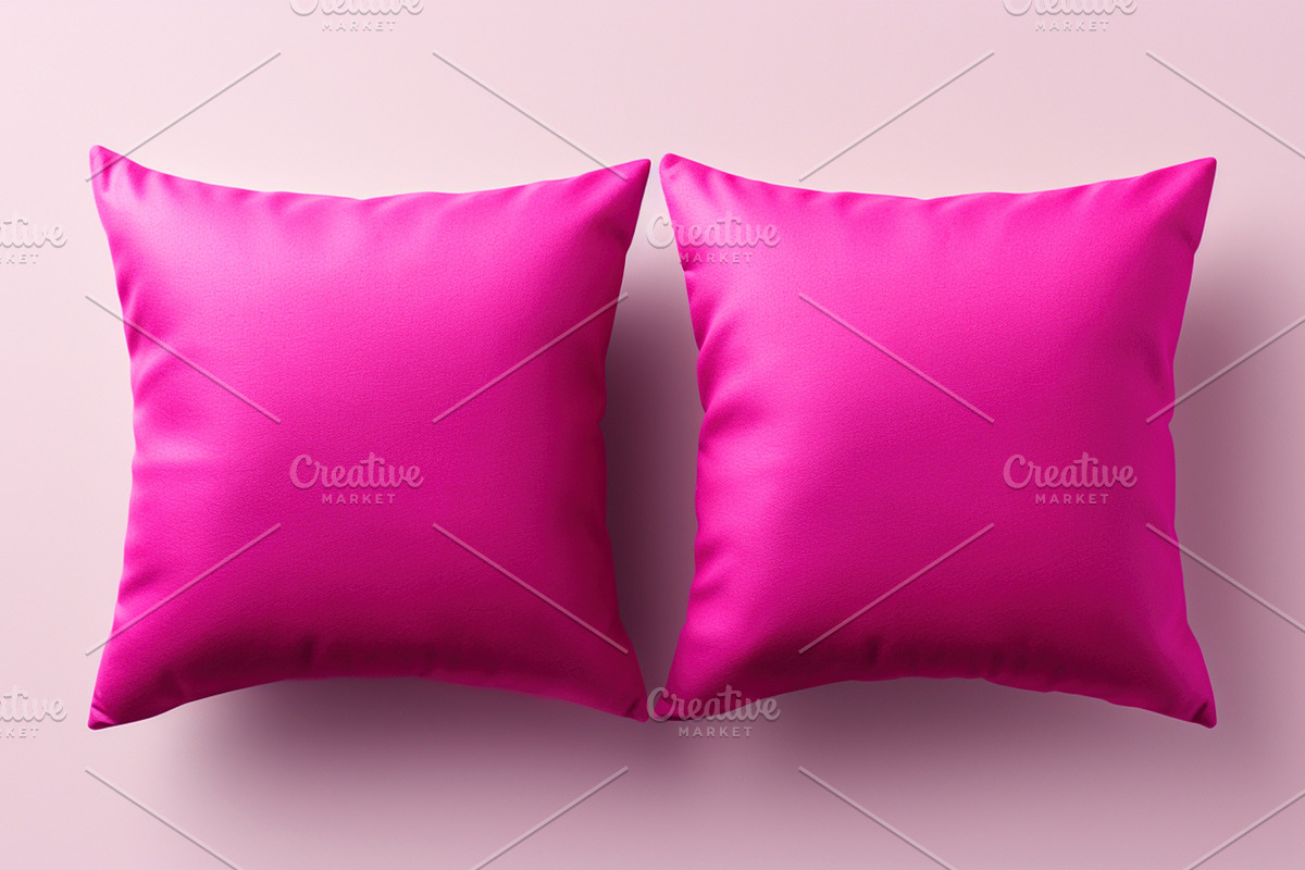 Soft colorful pillows in trendy Pink, an Industrial Photo by LOGOCREATIVE (Photo 1 of 2)