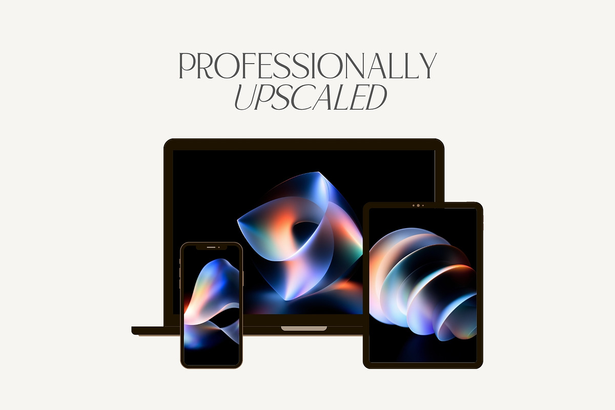 Luminous Geometry Wallpapers, a Wallpaper Graphic by HipFonts (Photo 5 of 11)