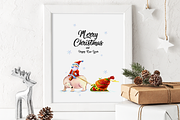 Christmas Greeting Card Template, a Card Template by ElephantArts (Thumbnail 5 of 8)