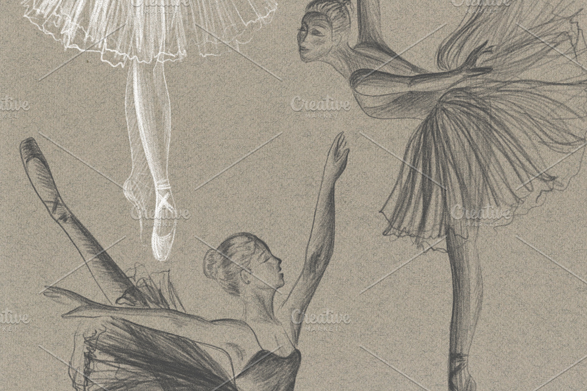 Ballet Dancer Collection, a Pattern Graphic by Sveta Aho (Photo 6 of 6)