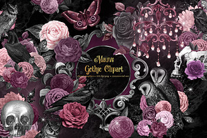 Mauve Gothic Graphics