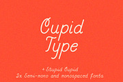 Cupid Font (+ bonus monospace font), a Font by Off The Rack © (Thumbnail 1 of 8)