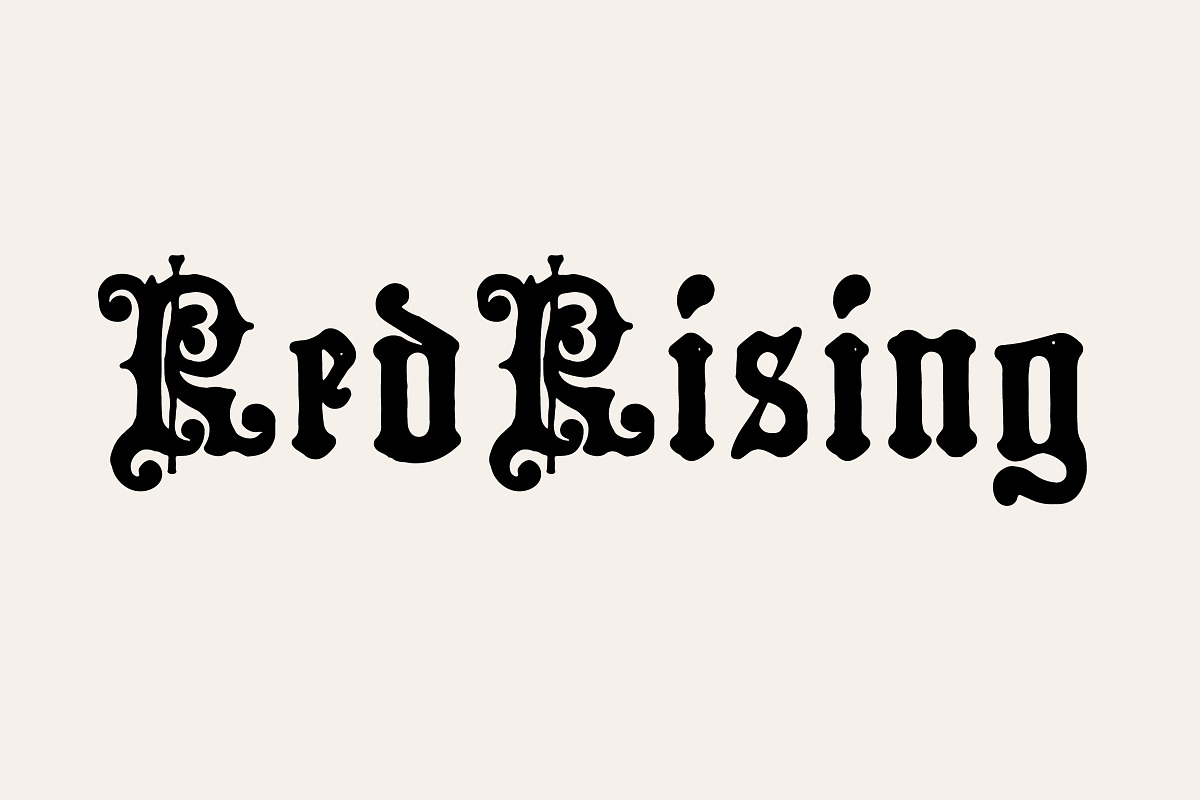 Decorative Gothic Display Font, a Blackletter Font by Century Library (Photo 6 of 6)