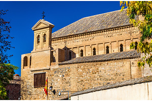Synagogue of el transito in toledo spain now it is a museum containing, an Architecture Photo by Leonid Andronov