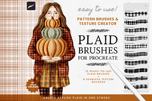 Plaid Effects Brushes Procreate