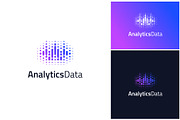 Analytics Data Digital Logo, a Branding & Logo Template by ika trisiana (Thumbnail 1 of 2)