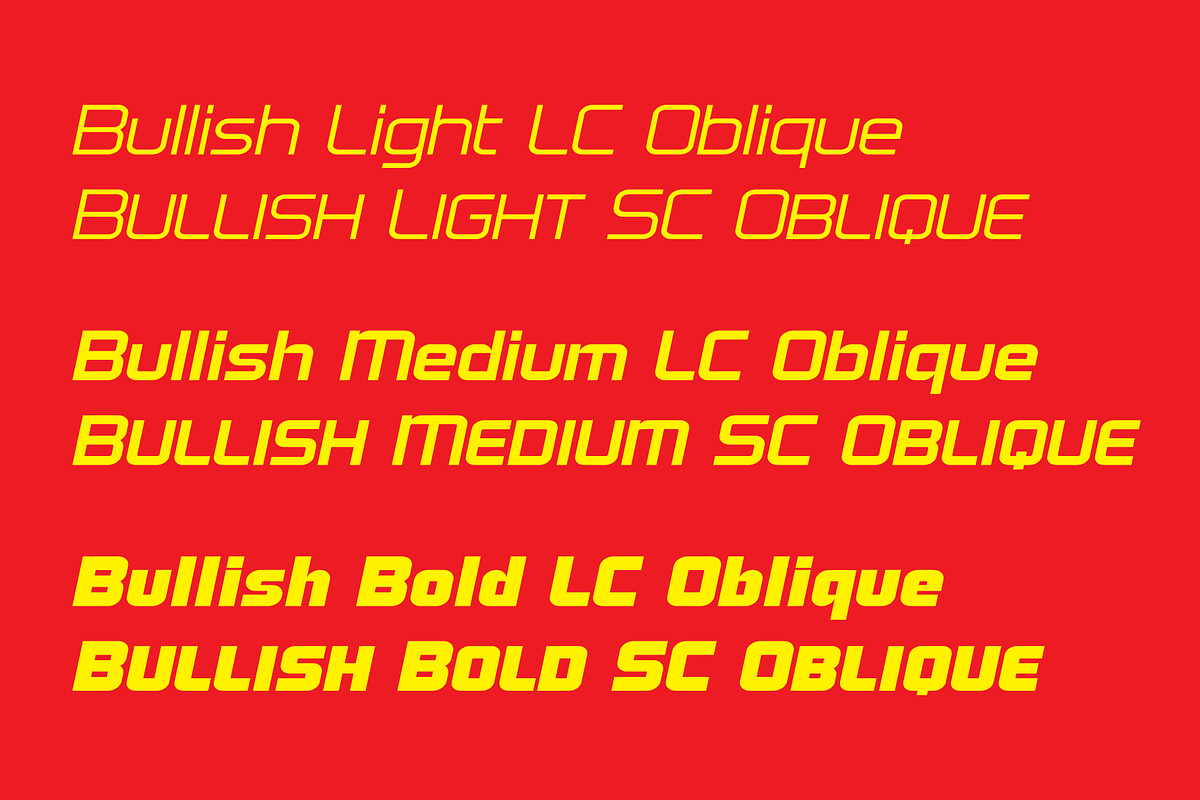 Bullish - Sans Serif Font Family, a Sans Serif Font by GG Design (Photo 5 of 11)