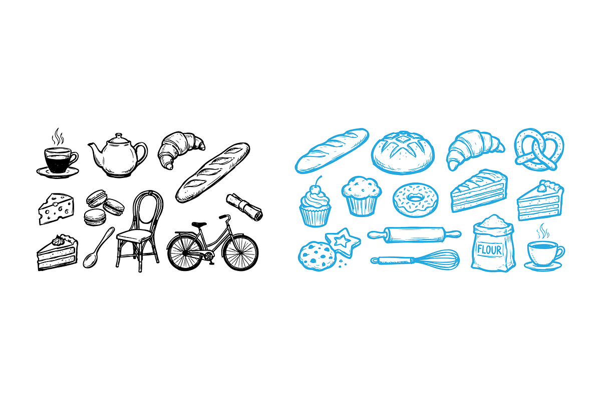 Hand Drawn Doodle Vector Bundle, a Decorative Illustration by MkStudio (Photo 3 of 3)