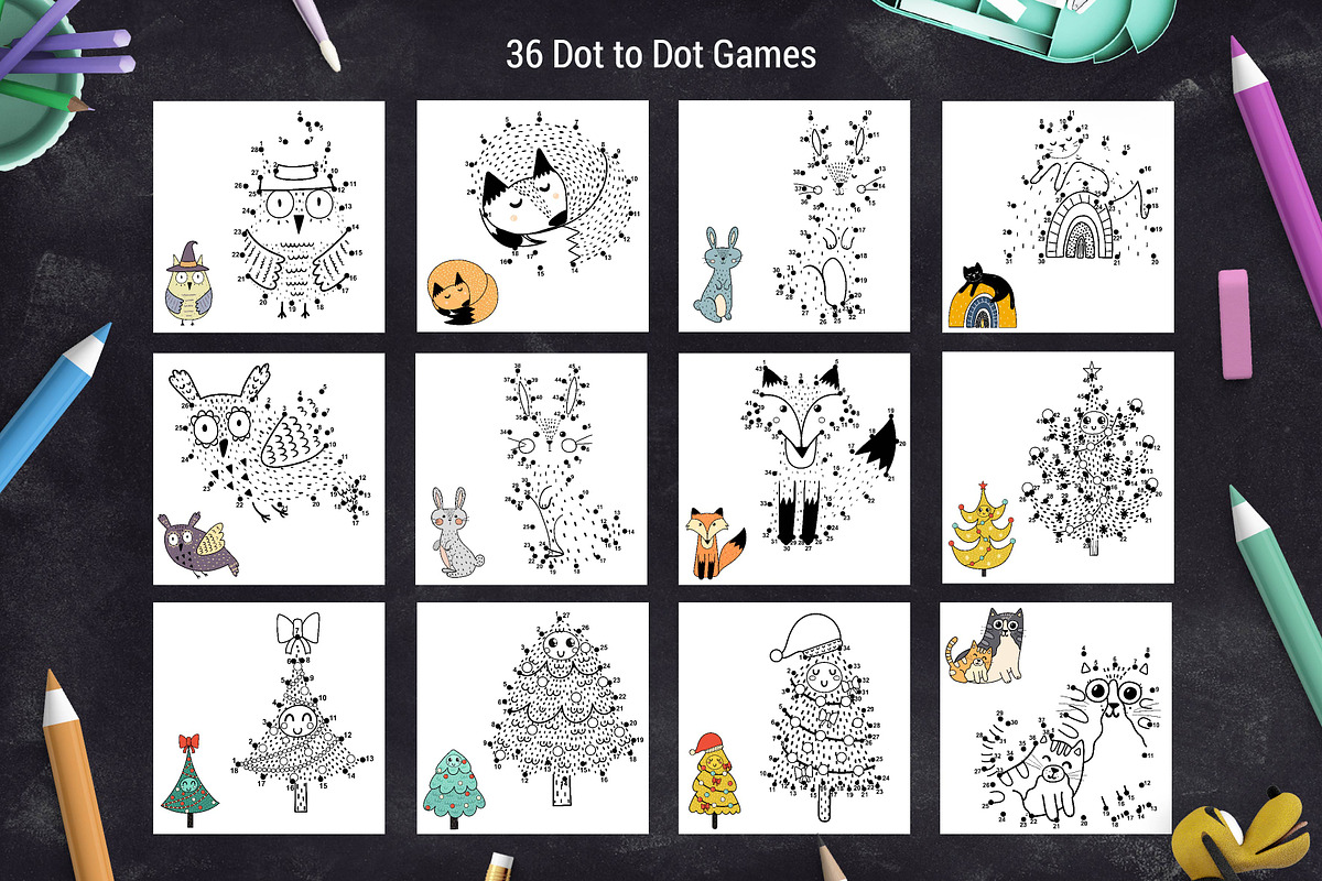 Activities for Kids Big Collection, an Animal Illustration by Gulnara Sabirova (Photo 13 of 15)