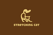 Stretching Cat - Animal Mascot Logo, a Branding & Logo Template by ashenterprise (Thumbnail 2 of 5)