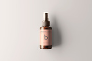 Amber Glass Spray Bottles Mockups, a Cups & Container Mockup by pmvch (Thumbnail 10 of 20)