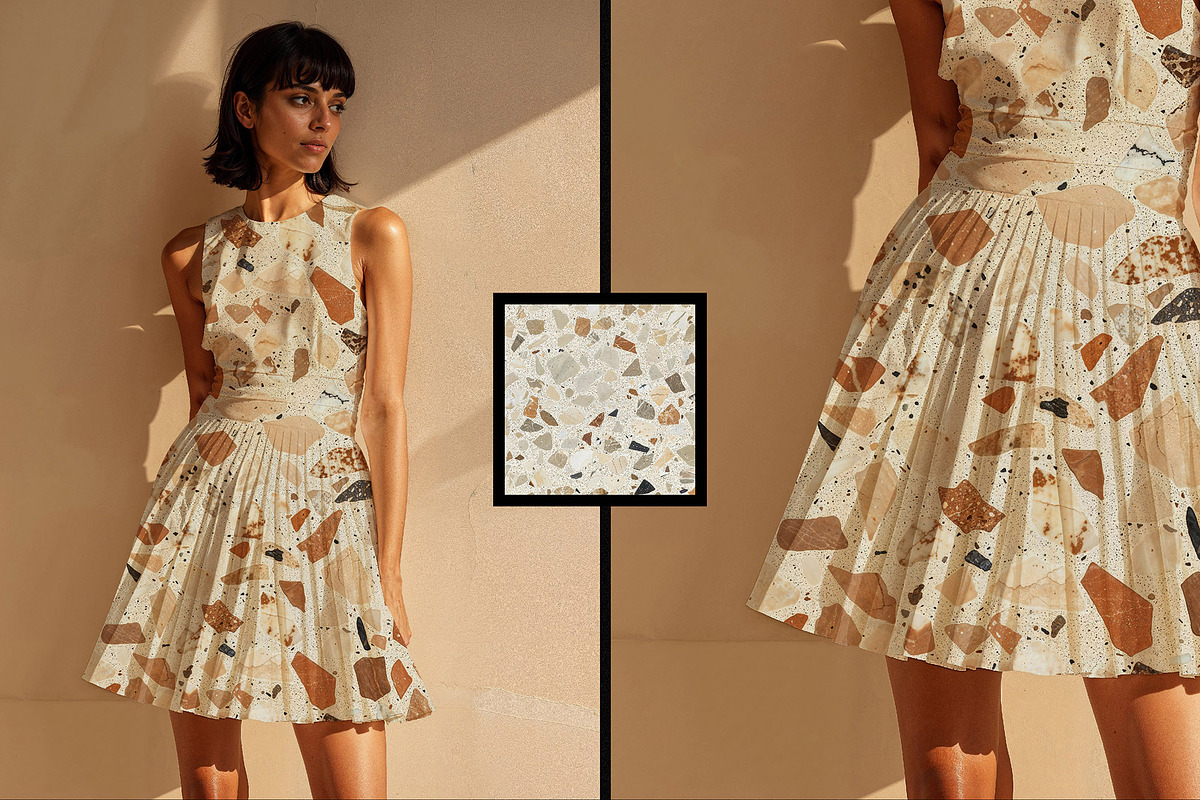 Terrazzo Elegant Seamless Patterns, a Pattern Graphic by AndrewPixel (Photo 4 of 10)
