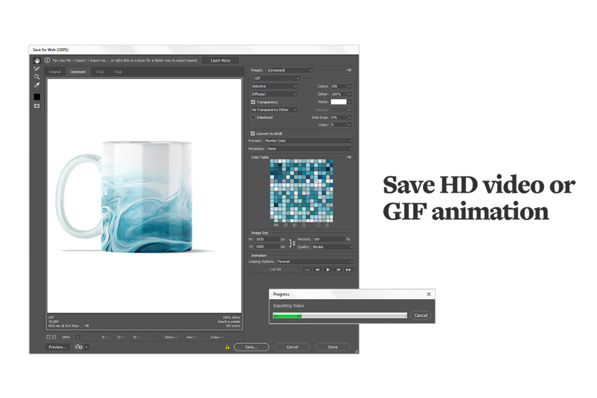 C-Handle Mug Animated Mockup 11oz, a Cups & Container Mockup by rebrandy (Photo 9 of 13)