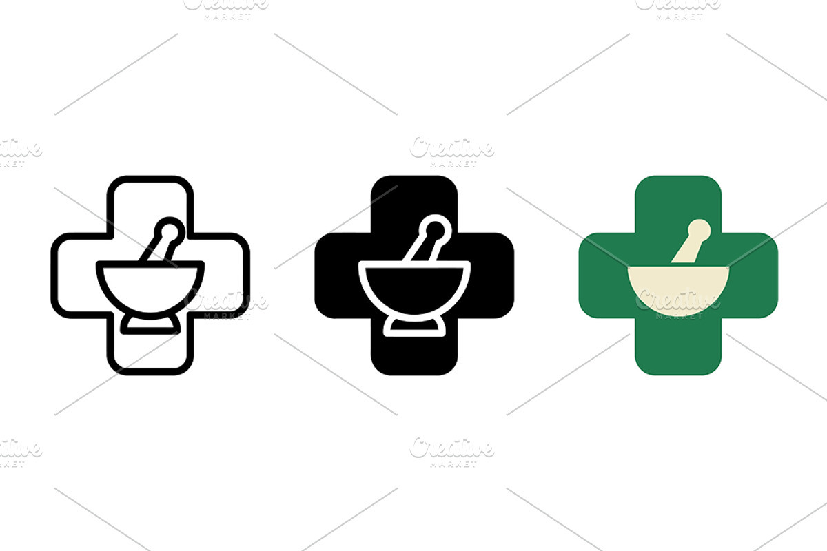 Pharmacy Cross Icons, a Solid Icon by Artonix (Photo 2 of 2)