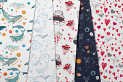 Lovely vibes vector patterns clipart, an Animal Illustration by FleurArt (Thumbnail 4 of 16)