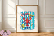 Pinch Peel Eat Lobster Summer PNG, an Illustration by Daily.Designs (Thumbnail 4 of 5)