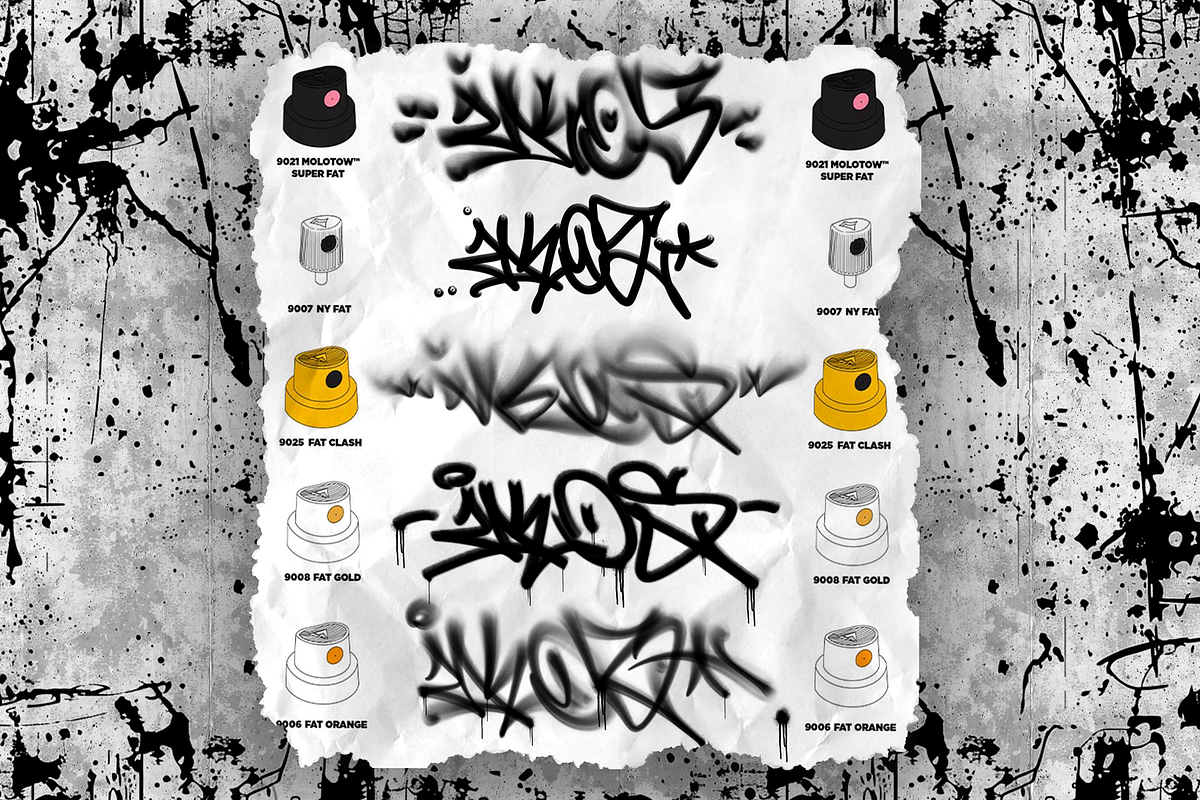 Graffiti Pack For Procreate by IKOS, a Brushes & More by Torus1 (Photo 3 of 11)