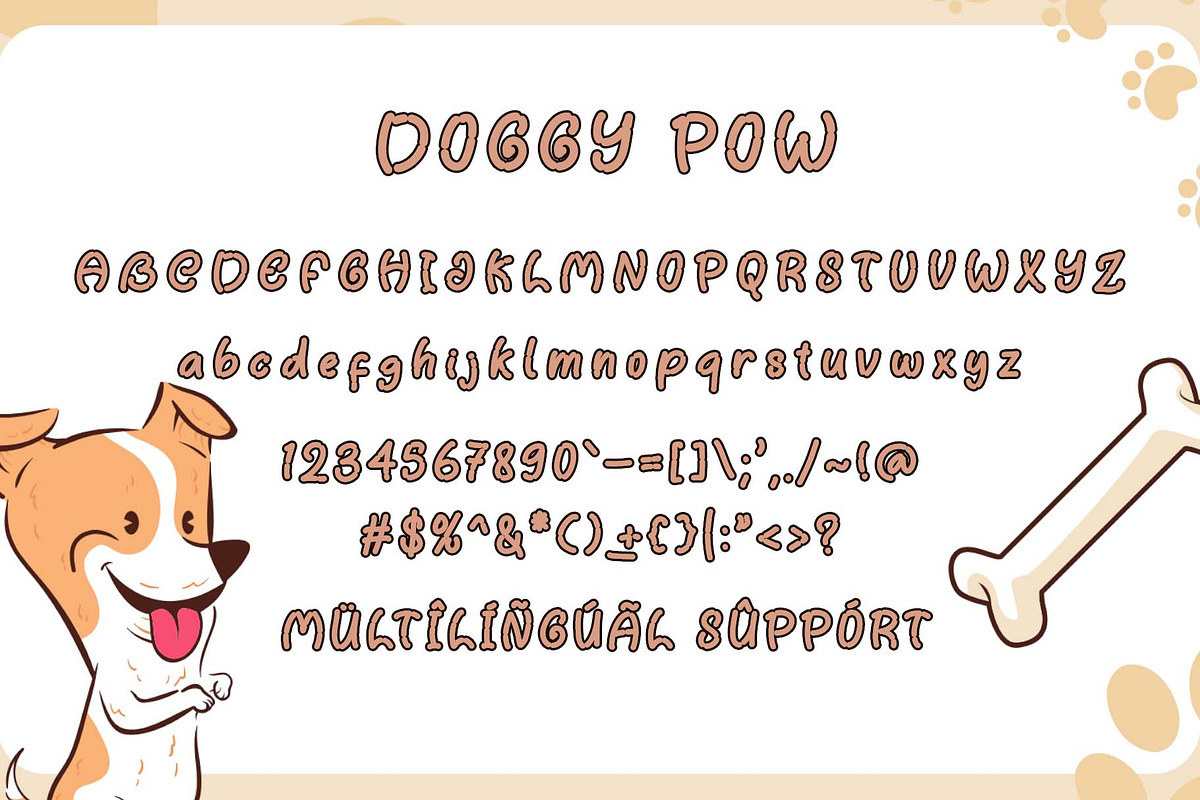Doggy Pow, a Handwritten Font by Yoga Letter (Photo 5 of 5)