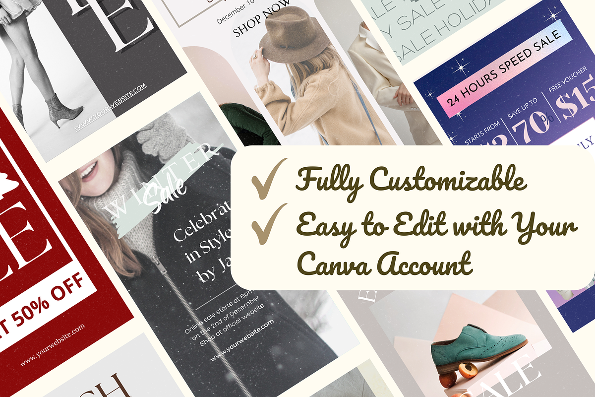 Instagram SALE Story Template, a Social Media Template by Kindelight (Photo 3 of 5)