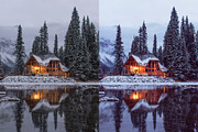 Winter Photoshop Actions, an Action Add-On by Bato (Thumbnail 2 of 7)