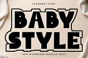 Baby Style, a Script Font by FreshTypeINK (Thumbnail 1 of 8)